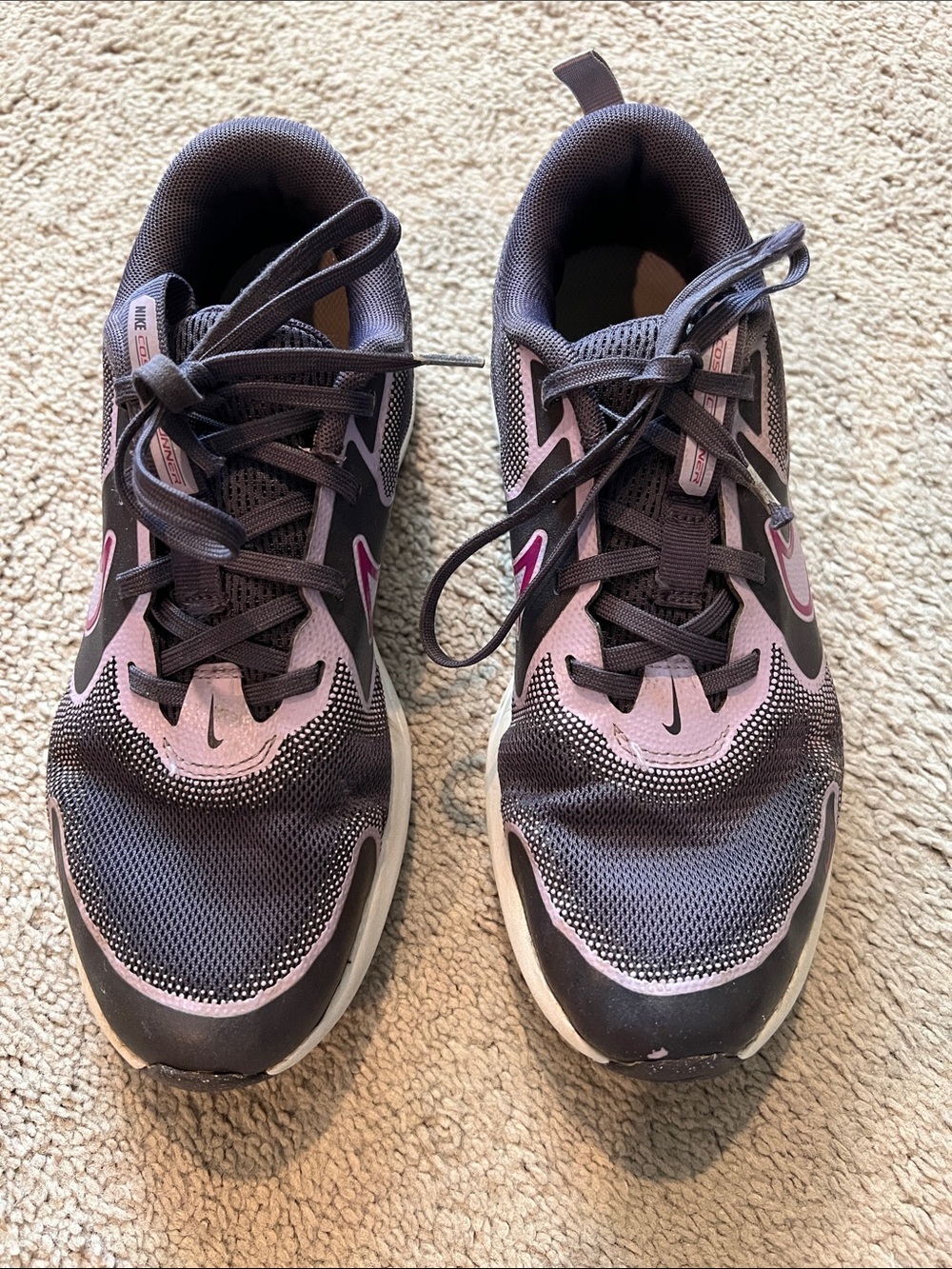 Nike Kids Sneakers - Purple with Pink Accents